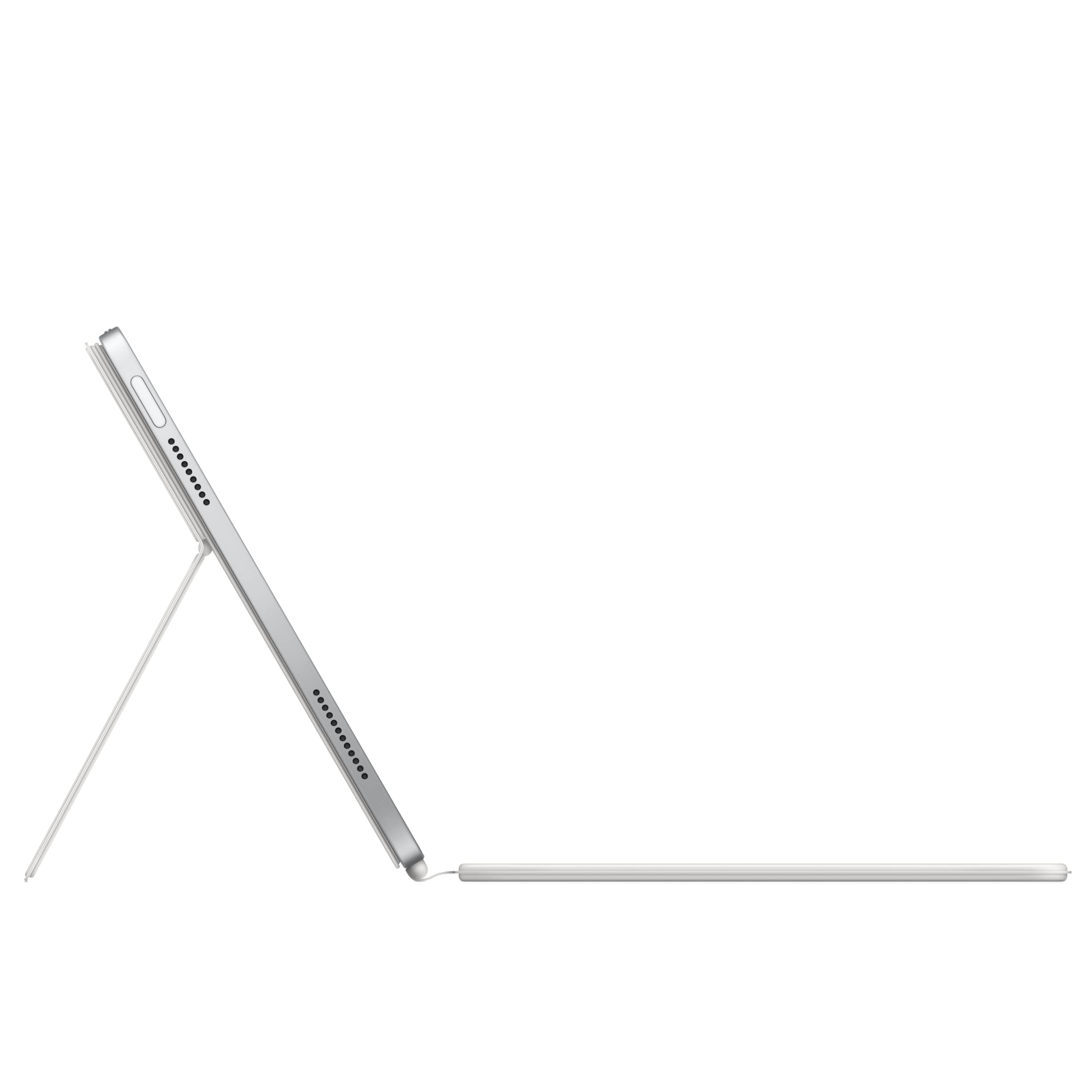 Alt View 1. Apple - Apple Magic Keyboard Folio: iPad Keyboard and case for iPad (10th Generation), Detachable Two-piece Design that attaches - White.