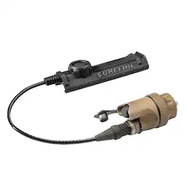 SureFire - DS-SR07 Push-Button Switch with 7" Remote Dual Switch for Scout Light WeaponLights, Tan