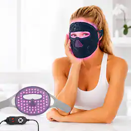 iReliev - Red Light Therapy Mask for Face, LED Light Therapy for Anti-Aging & Skin Rejuvenation