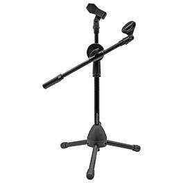 5 CORE - Microphone Stand Floor Short Adjustable w Extending Telescoping Boom Arm-MS DBL S