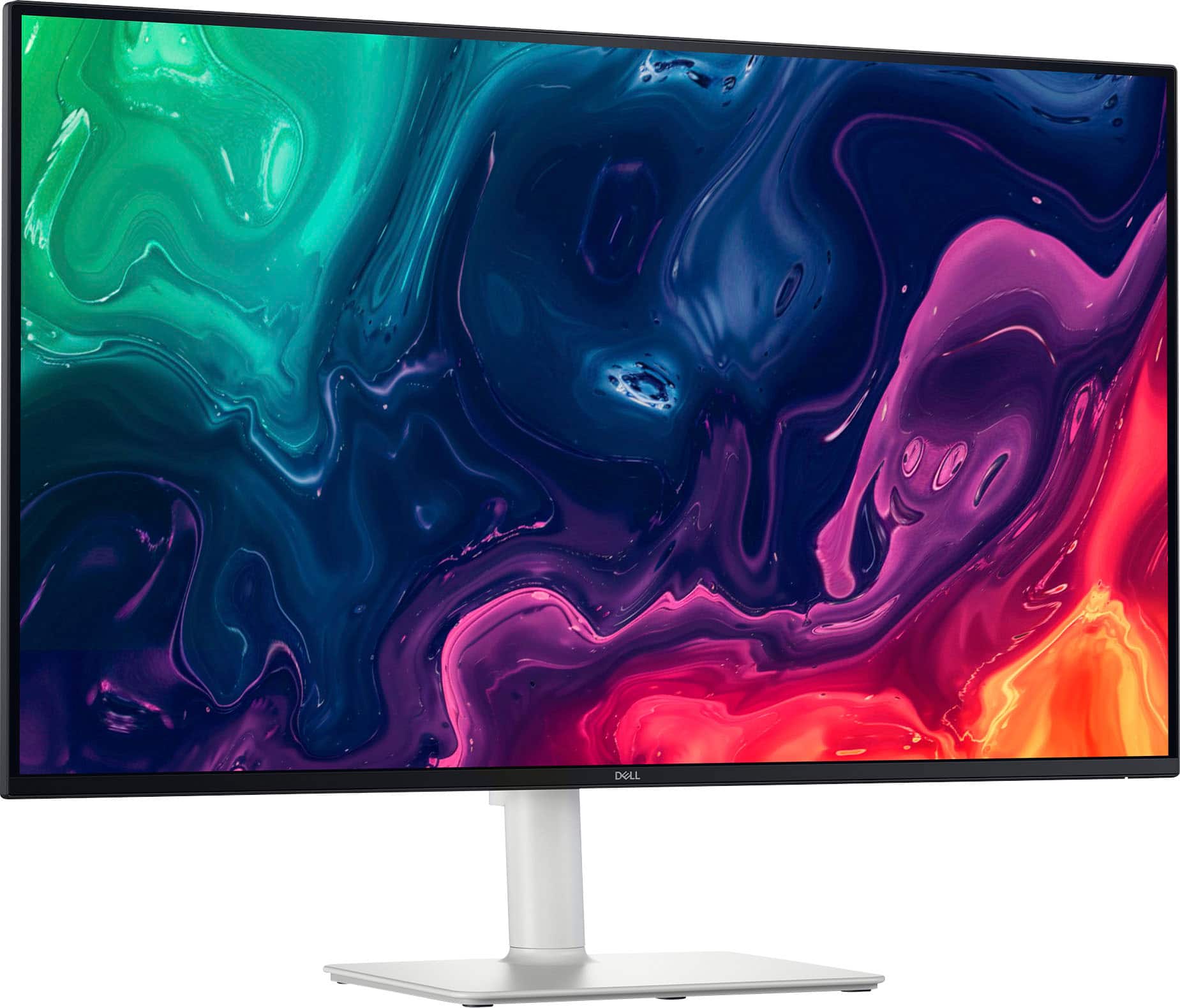 Alt View 9. Dell - S3225QS 31.5" VA LED 4K UHD 120Hz FreeSync Monitor with HDR (HDMI, DisplayPort) - White.