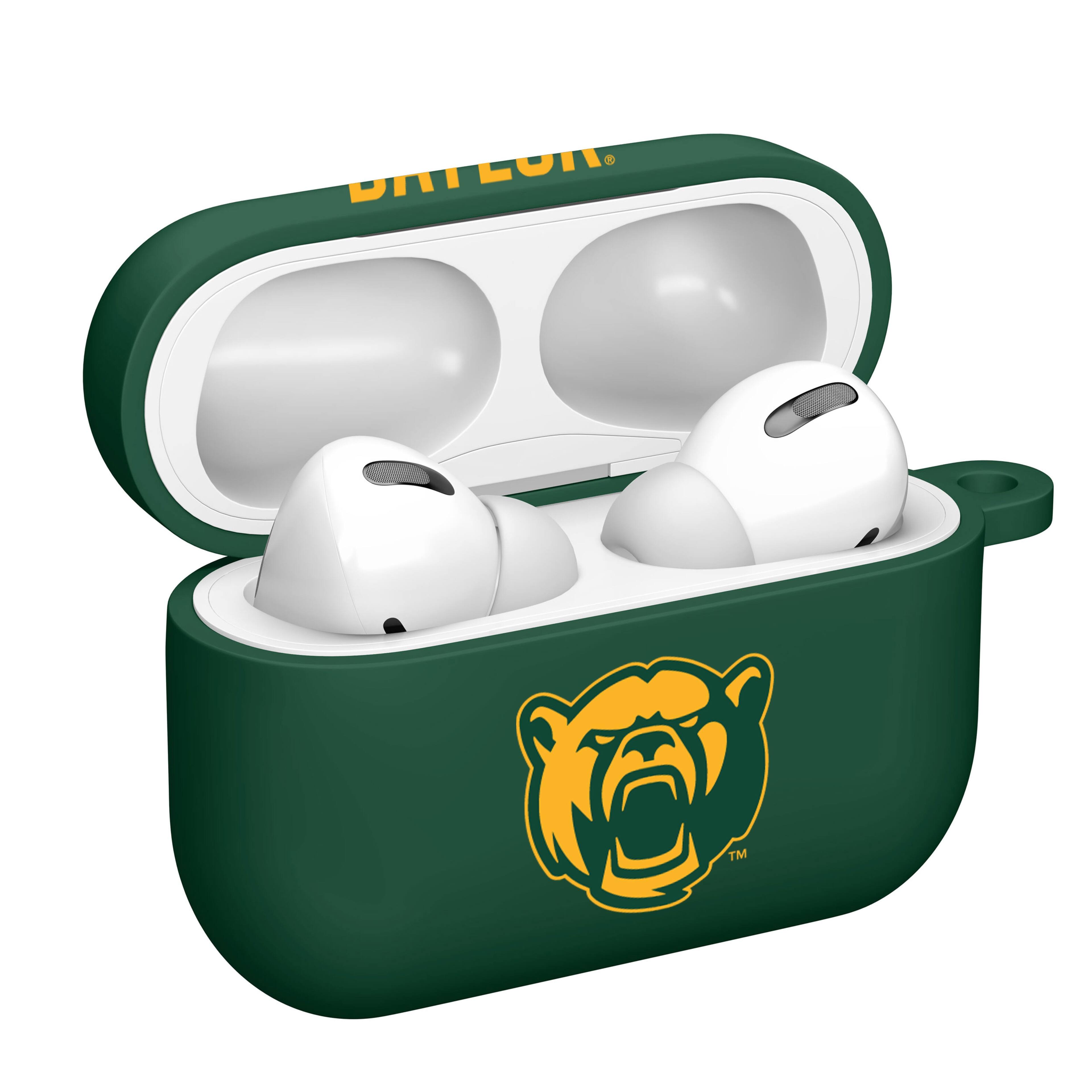 Alt View 1. Affinity Bands - Baylor Bears AirPods Pro Silicone Case Cover - Green.