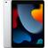 Front. Apple - Certified Refurbished 10.2-Inch iPad - (9th Generation) (2021) Wi-Fi + Cellular - 64GB - Silver.