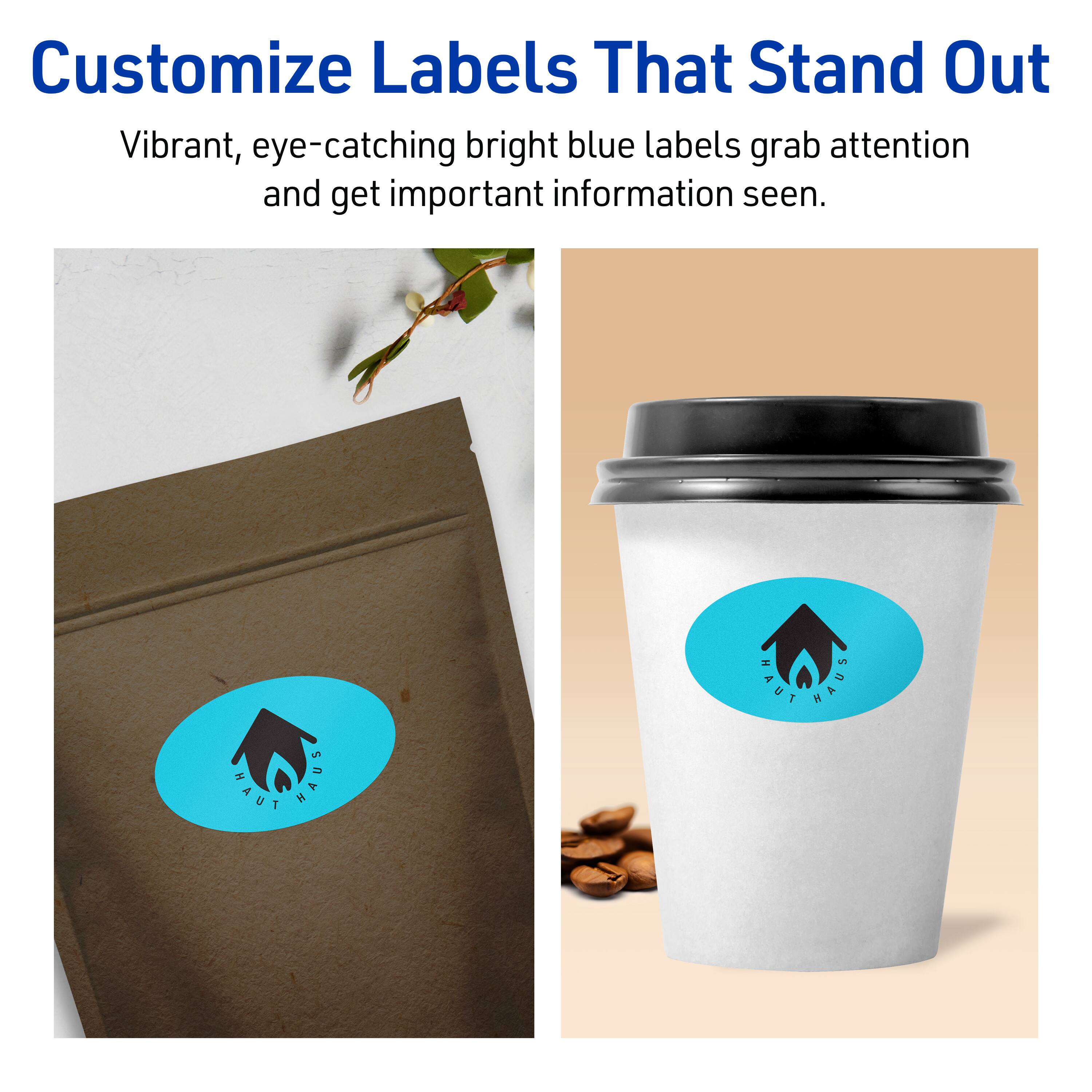 Customize Labels That Stand Out

Vibrant, eye-catching bright blue labels grab attention and get important information seen.

HAUT HAUS