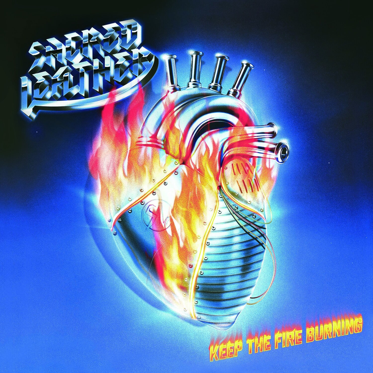 Sacred Leather - Keep The Fire Burning   - COMPACT DISCS [CD]