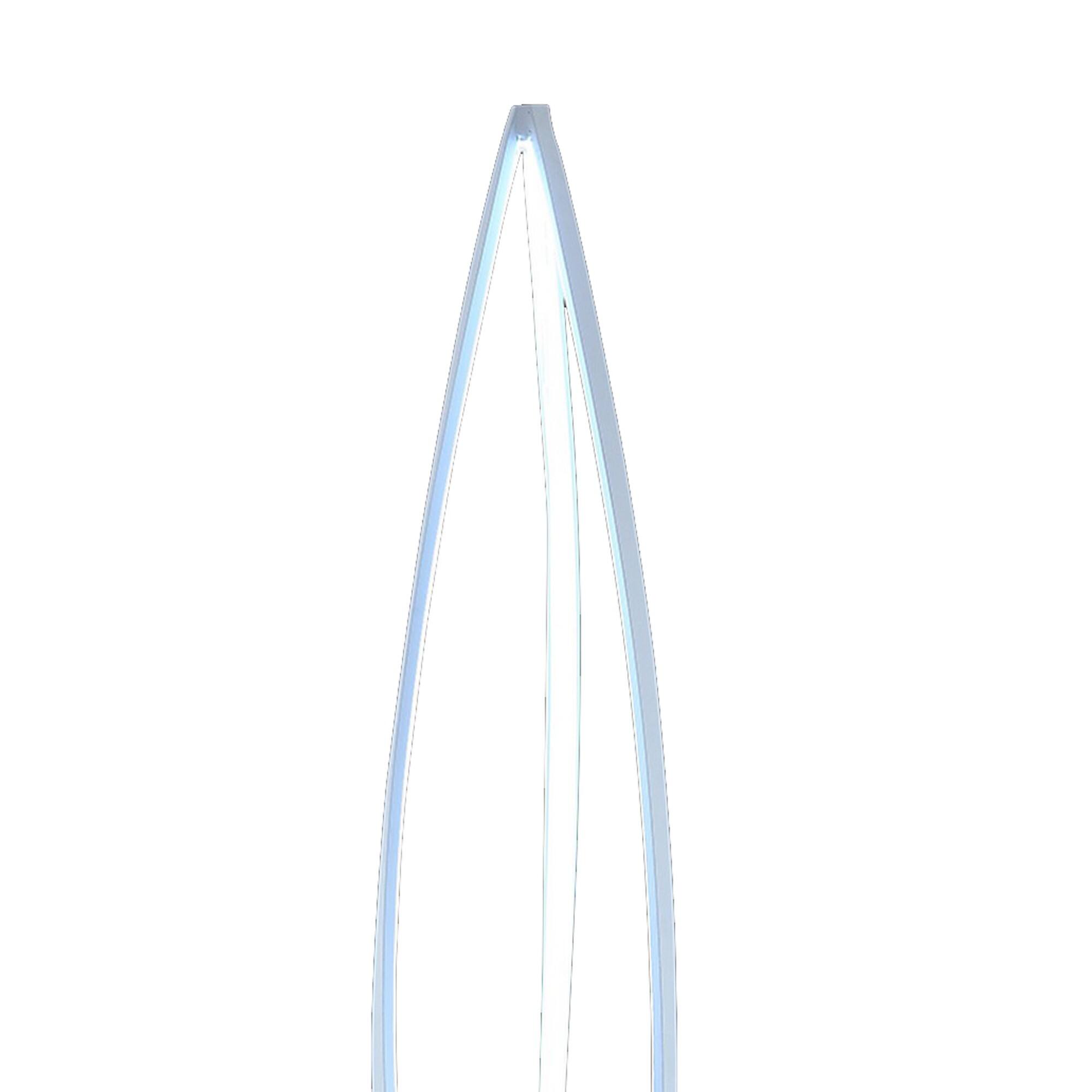 Left. Manhattan Lane - 60 Inch Floor Lamp, Modern Accent Round Base, Sturdy Metal Body.