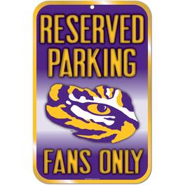 WinCraft - LSU Tigers 11" x 17" Secondary Logo Indoor/Outdoor Sign - Multicolor