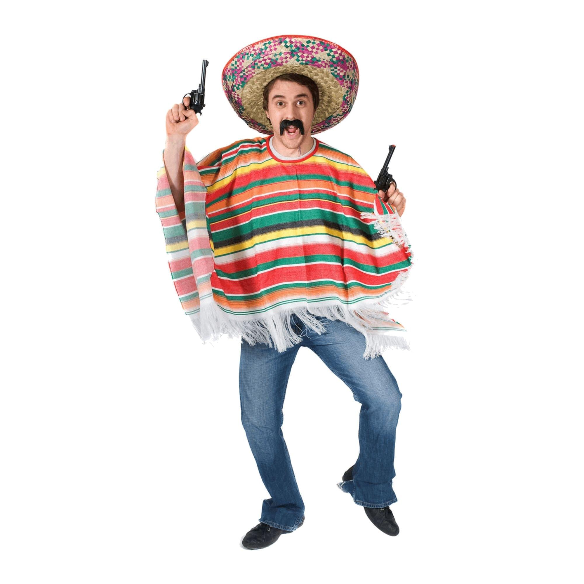 Orion Costumes - Rainbow Mexican Poncho Adult Costume | X-Large - Multi-Colored price history on PriceWatchPro
