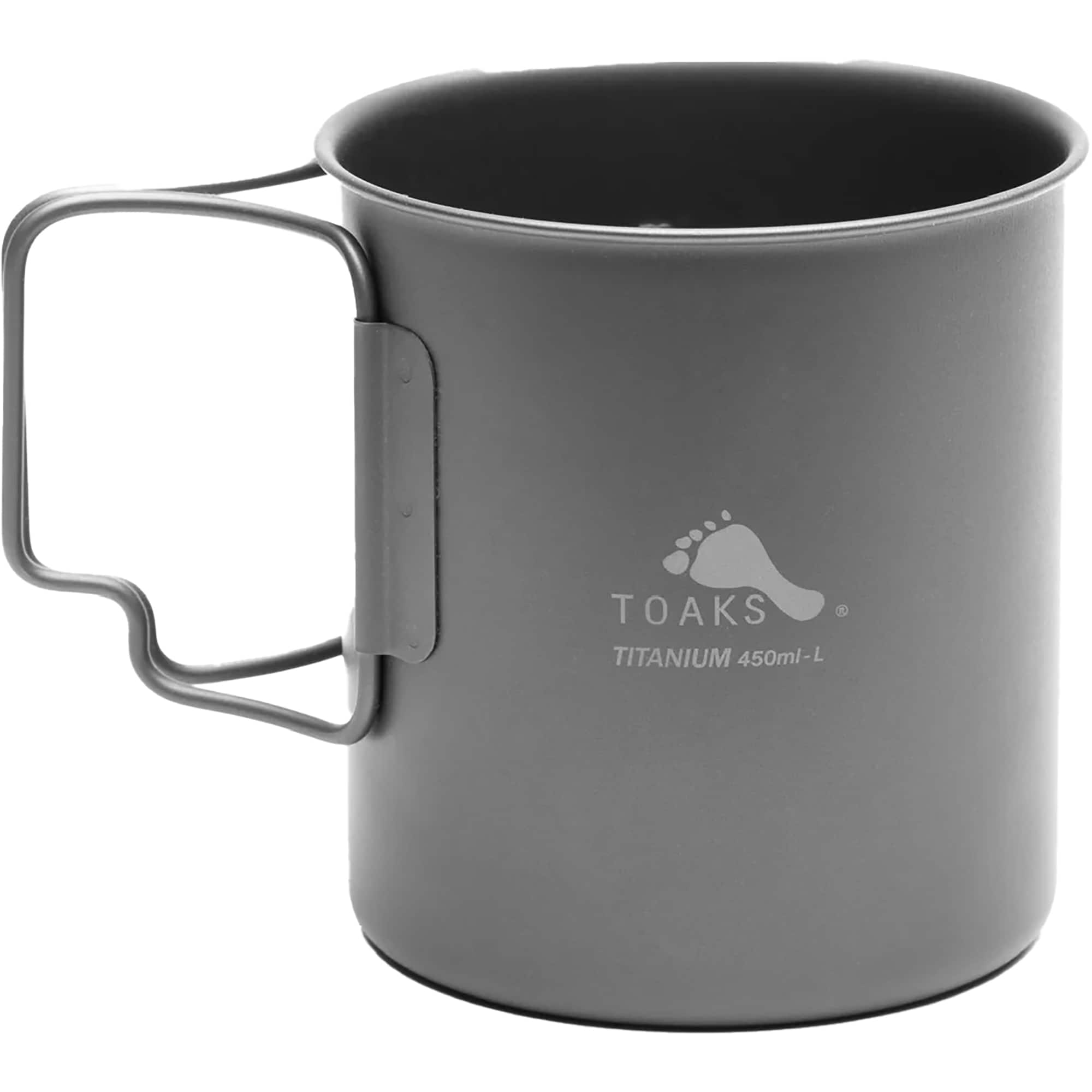 TOAKS - 450ml Ultralight Titanium Cup - CUP450 - Outdoor Camping - Silver