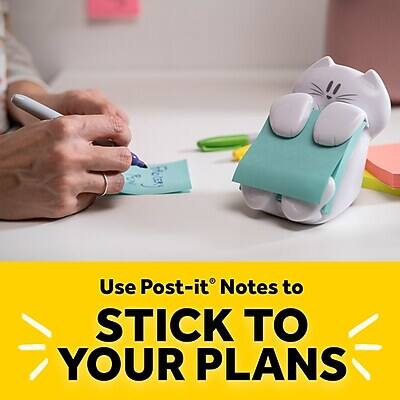 Use Post-it® Notes to  
STICK TO YOUR PLANS