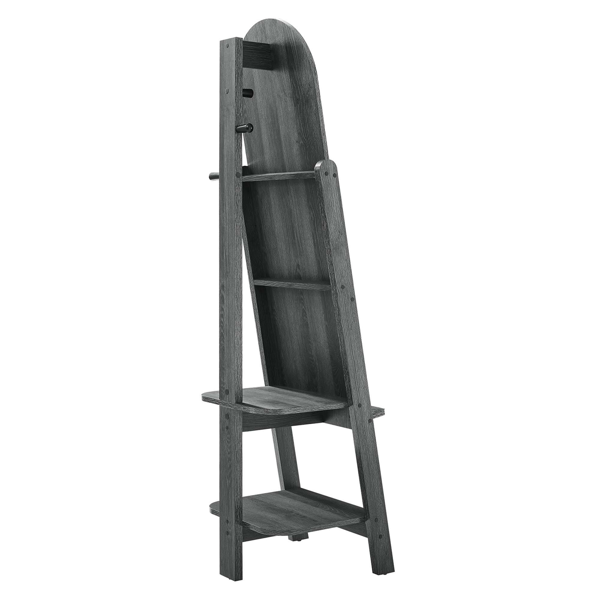 Alt View 4. Modway - Ascend Standing Mirror by Modway - Black.