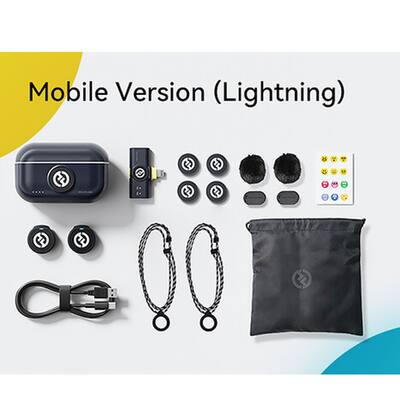 HOLLYLAND LARK M2 Wireless Lavalier Mic with Lightning Content HOLLYLAND LARK M2 Wireless Lavalier Mic with Lightning Content