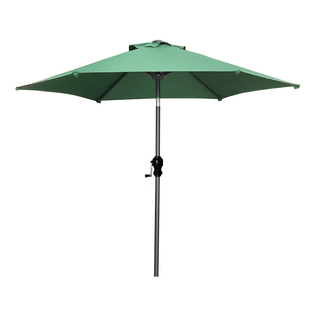 Front. Ainfox - Ainfox 7.5ft Patio Umbrella Without Lights - Green.