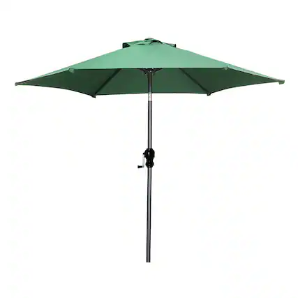Front. Ainfox - Ainfox 7.5ft Patio Umbrella Without Lights - Green.