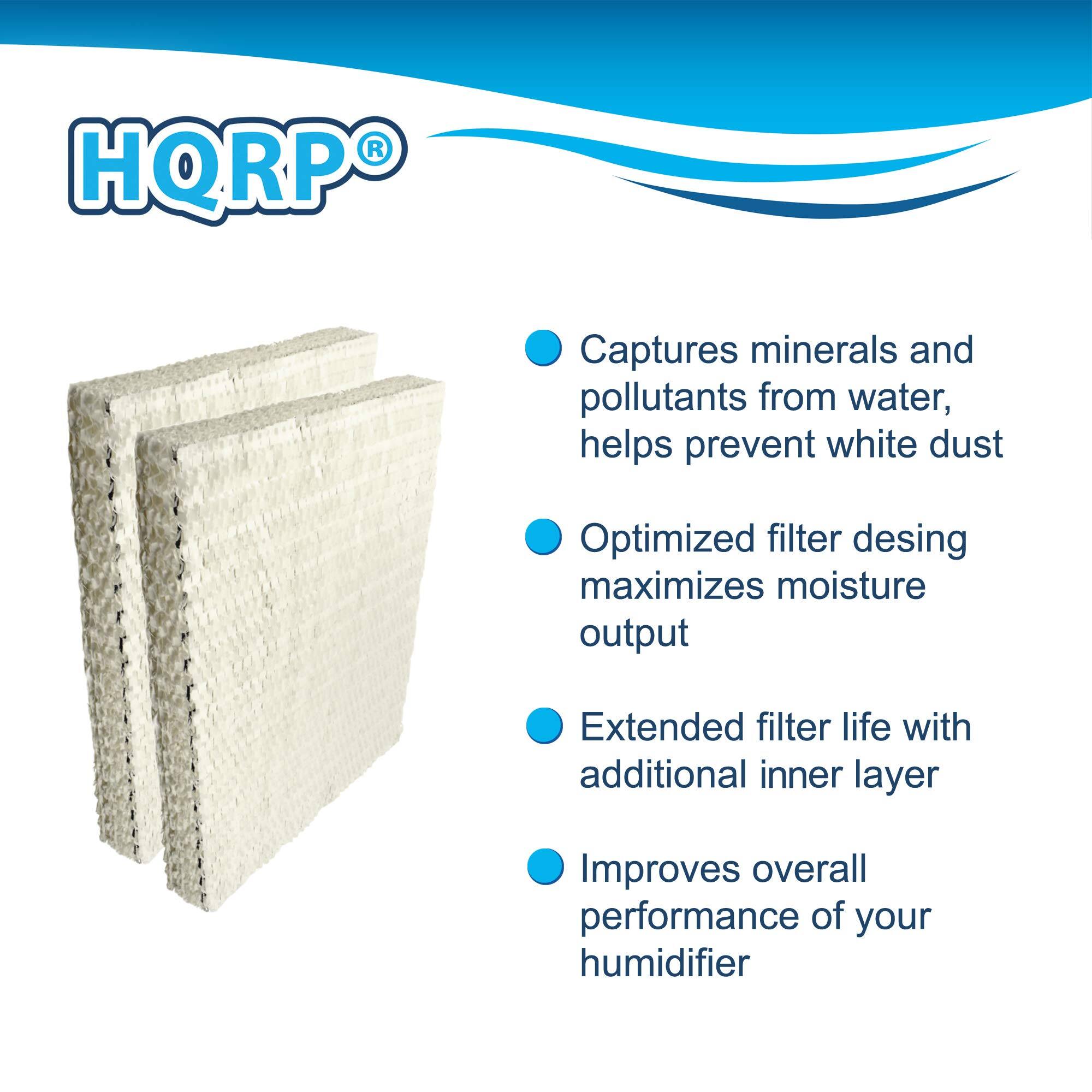 HQRP®

- Captures minerals and pollutants from water, helps prevent white dust
- Optimized filter design maximizes moisture output
- Extended filter life with additional inner layer
- Improves overall performance of your humidifier