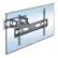 Front. Mount-It! - Full Motion TV Wall Mount Bracket for 37–80" TVs, Dual-Arm, 14" Extension, 88 lb Capacity, Tilt & Swivel - Black.