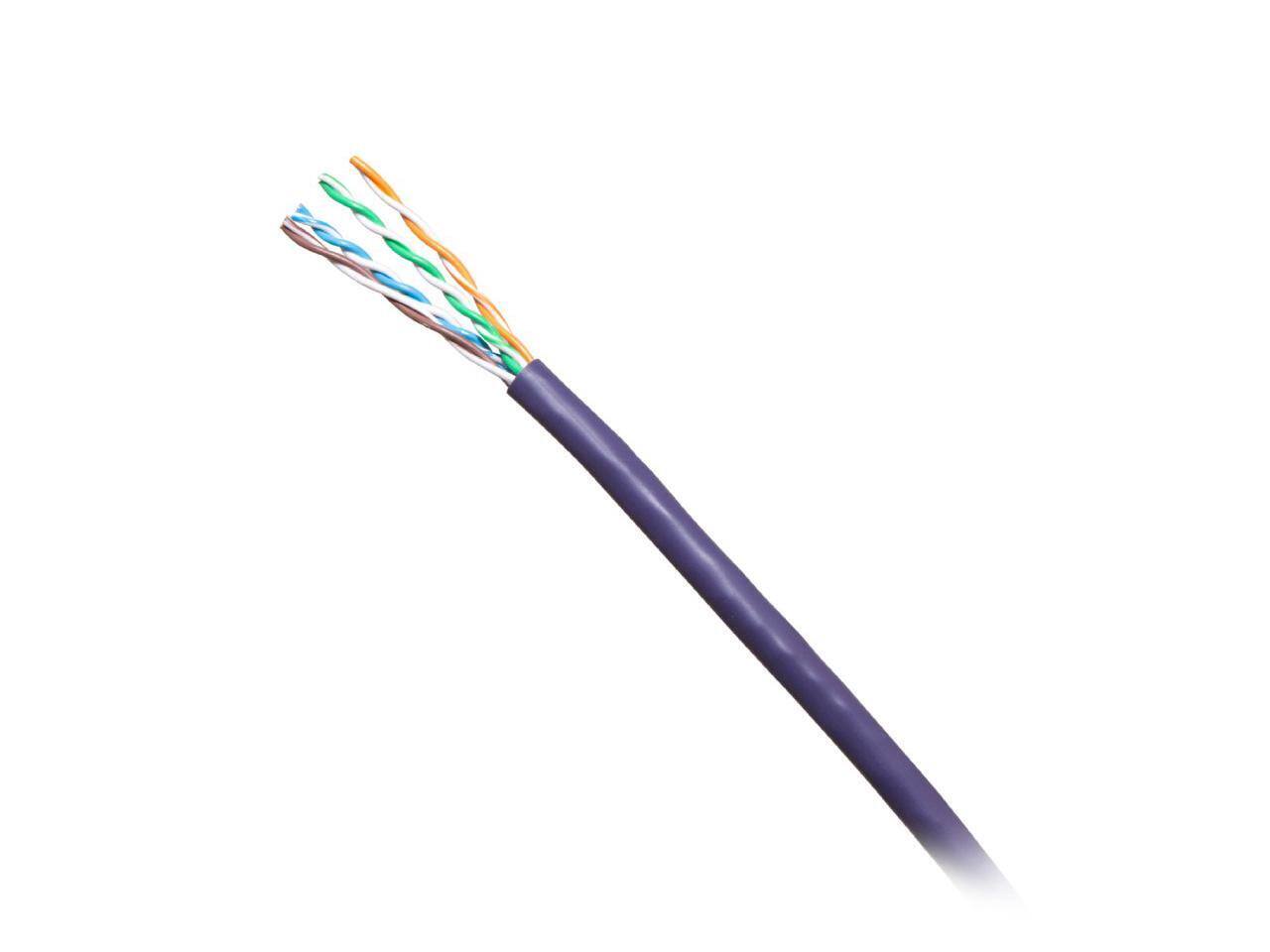 Alt View 2. Cables to Go - C2G 1000ft TAA Compliant Cat6 Bulk Unshielded Ethernet Network Cable - Purple Model C2G56039.