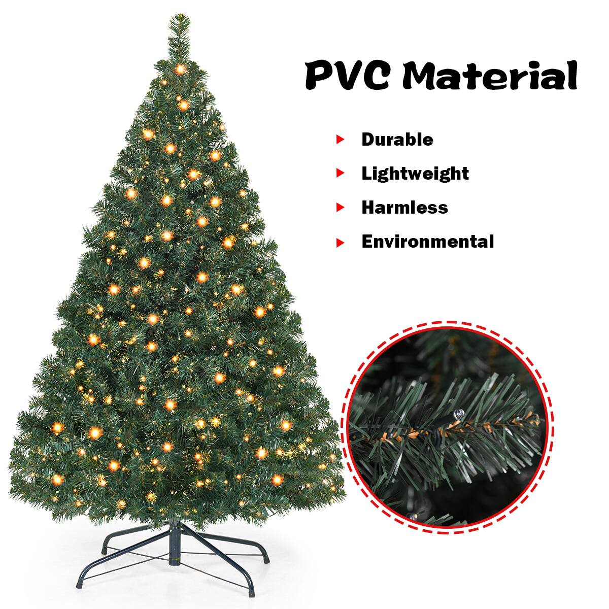 PVC Material

- Durable
- Lightweight
- Harmless
- Environmental