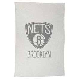 Logo Brands - Brooklyn Nets 54" x 84" Sweatshirt Blanket - Multicolor