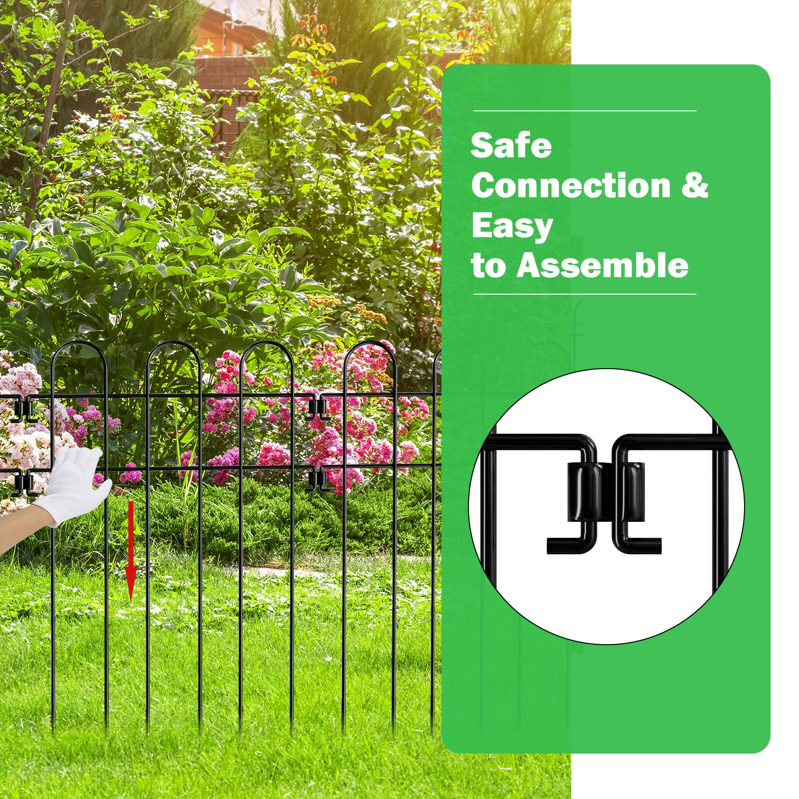 Safe Connection & Easy to Assemble
