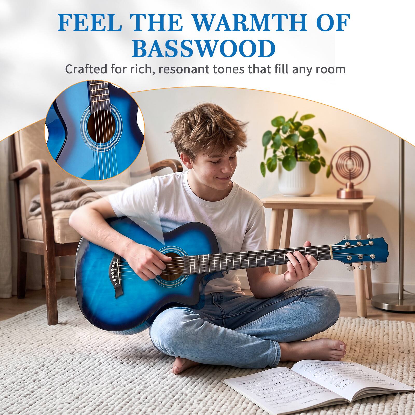FEEL THE WARMTH OF BASSWOOD  
Crafted for rich, resonant tones that fill any room
