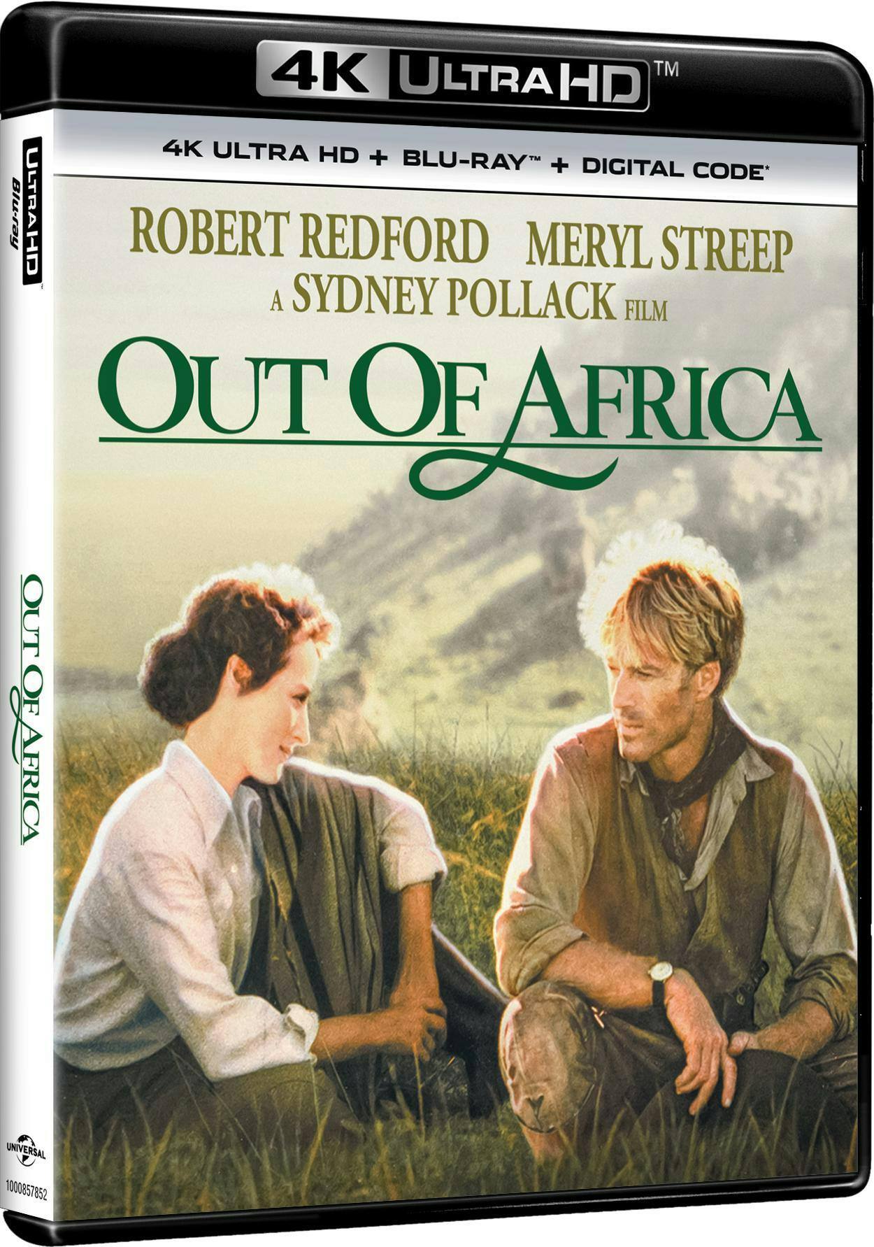 Angle. Out of Africa   - 4K Blu-Ray.