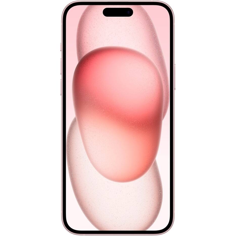 Left. Apple - iPhone 15 128GB 6.1" 5G Fully Unlocked,  - Pink.