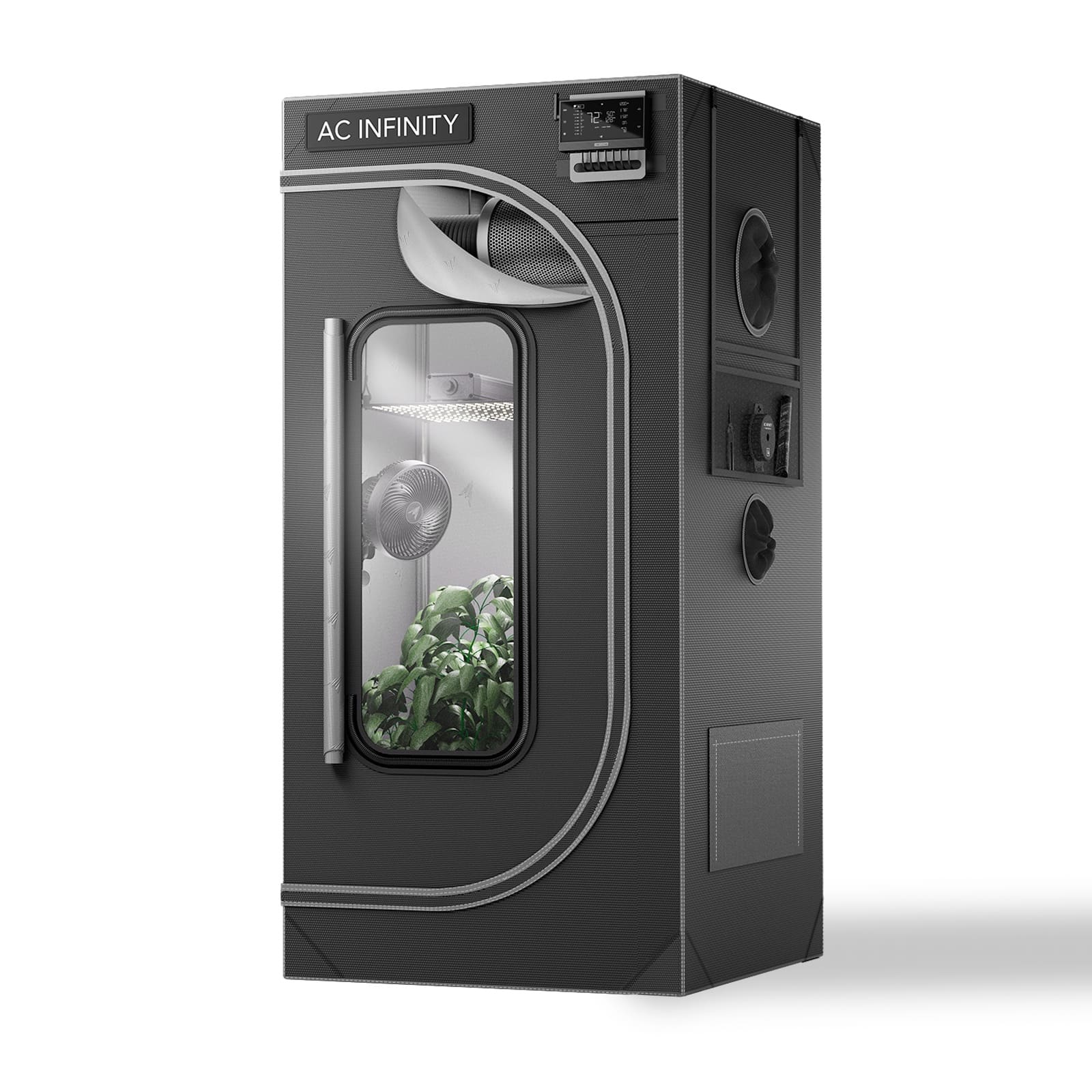 AC Infinity - CLOUDLAB 632, Advance Grow Tent 3x2, Thickest Poles and Canvas 36" x 24" x 72"