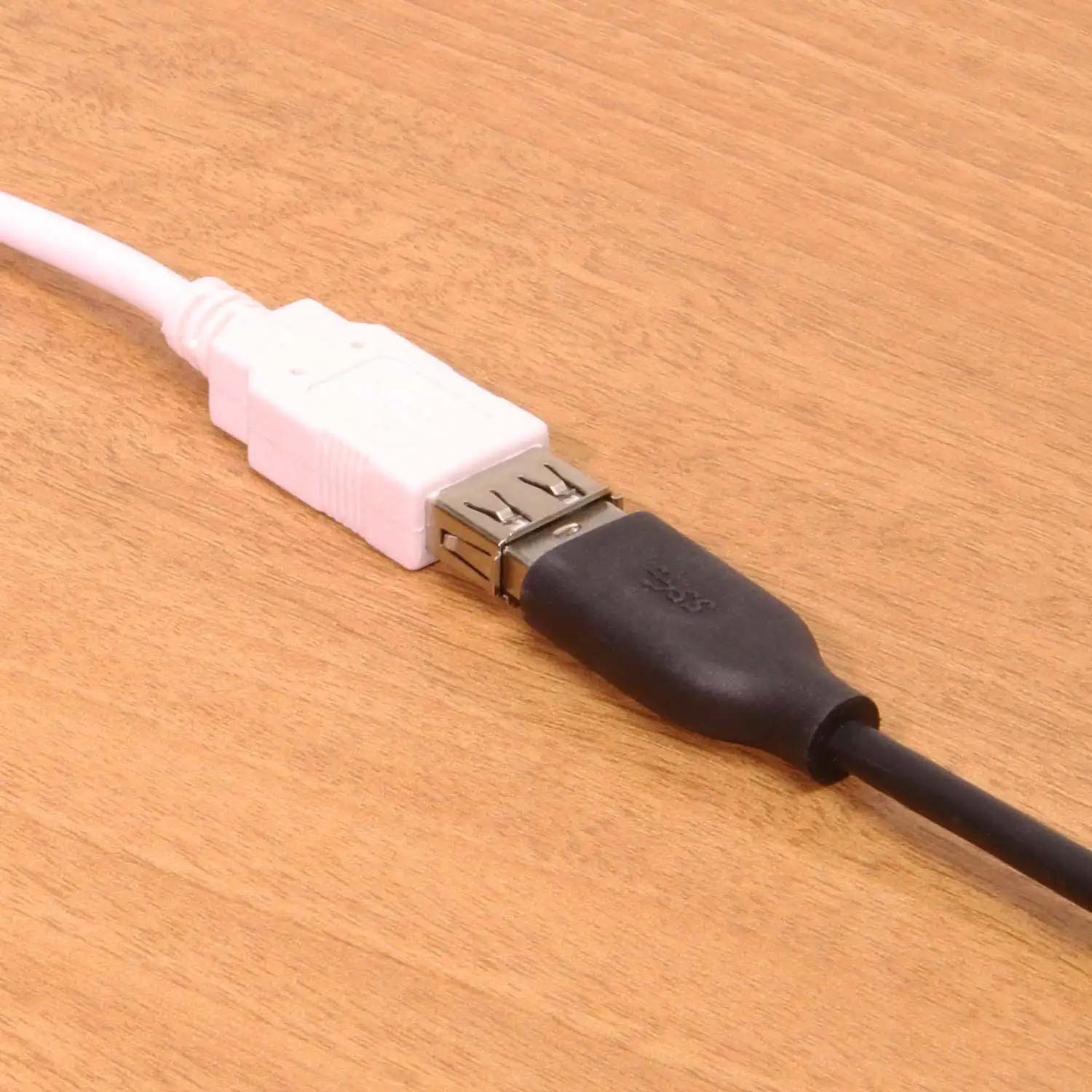 Angle. USBGear - USB 2.0 Extension Cable - Extend Connections for Hard to Reach Devices - USB-A Male to USB-A Female - White.