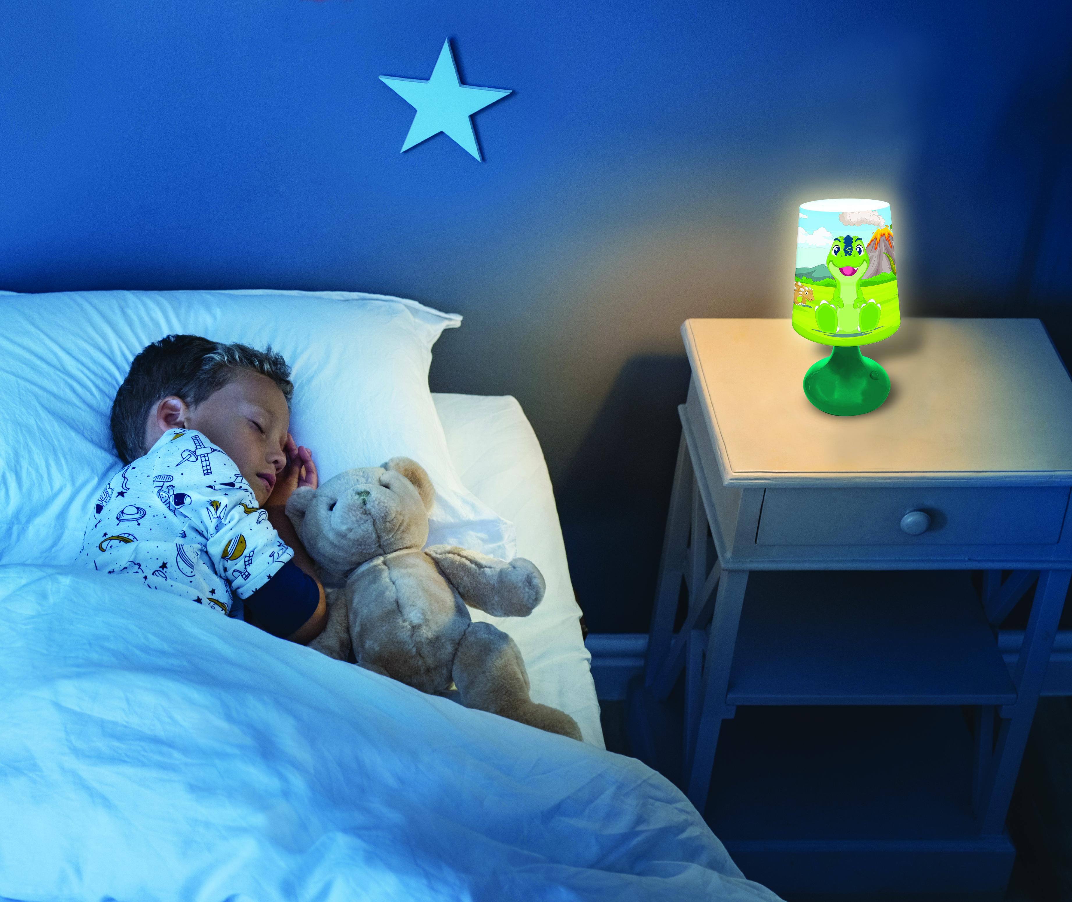 Alt View 9. Lexibook - Dinosaur Wireless Mini Bedside Lamp and Nightlight.