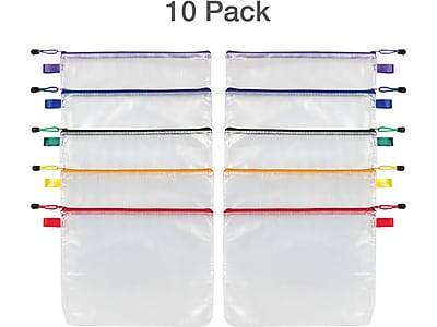 Alt View 2. Pendaflex - Pendaflex Oxford 13.19" 10-Piece Polyester Travel Pouch, Water Resistant, Assorted Colors (77707) - Assorted.
