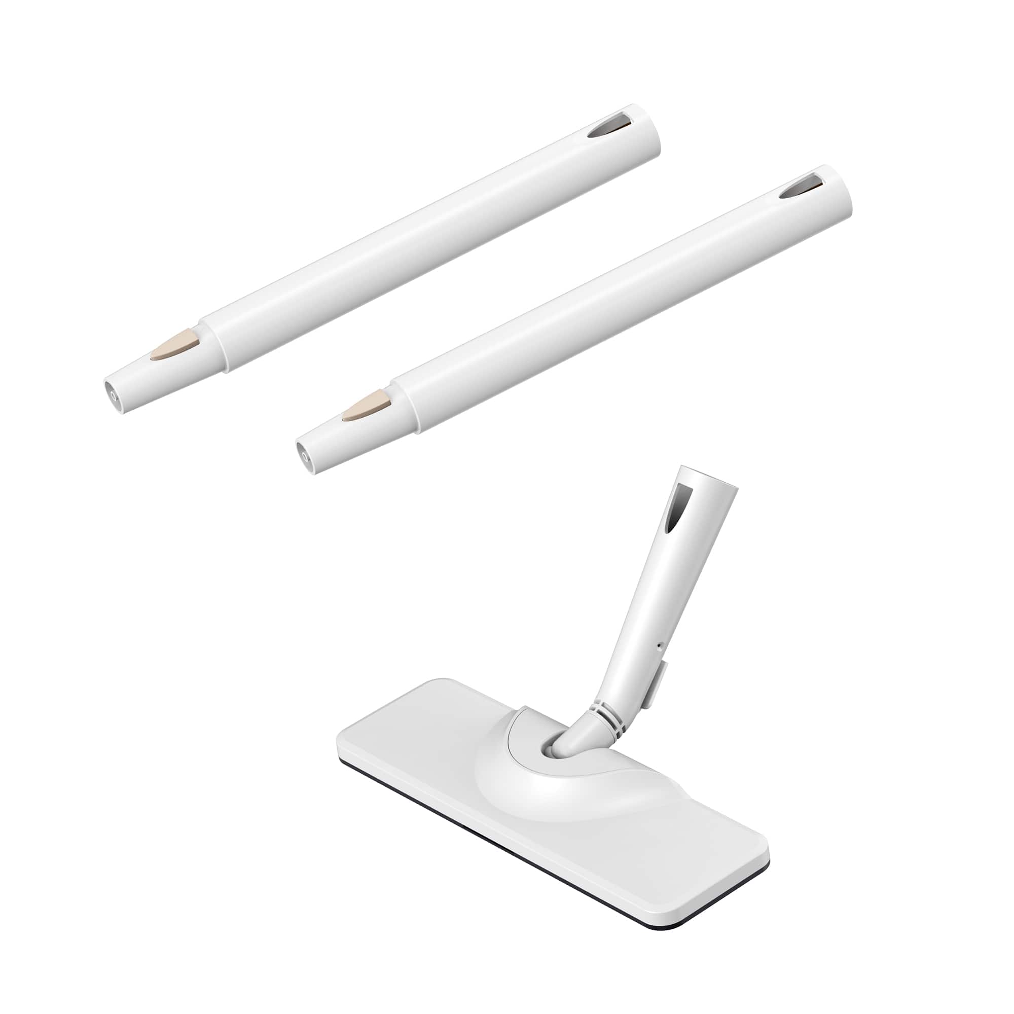 2 Pack Extension Poles & Mop Head Replacement Parts Fit Newbealer Steam Cleaner NB282C,Easy Snap-On DIY Installation - White price history on PriceWatchPro