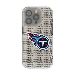 Keyscaper - NFL - Tennessee Titans iPhone Clear Text Backdrop Design Case - 15 - Multicolor