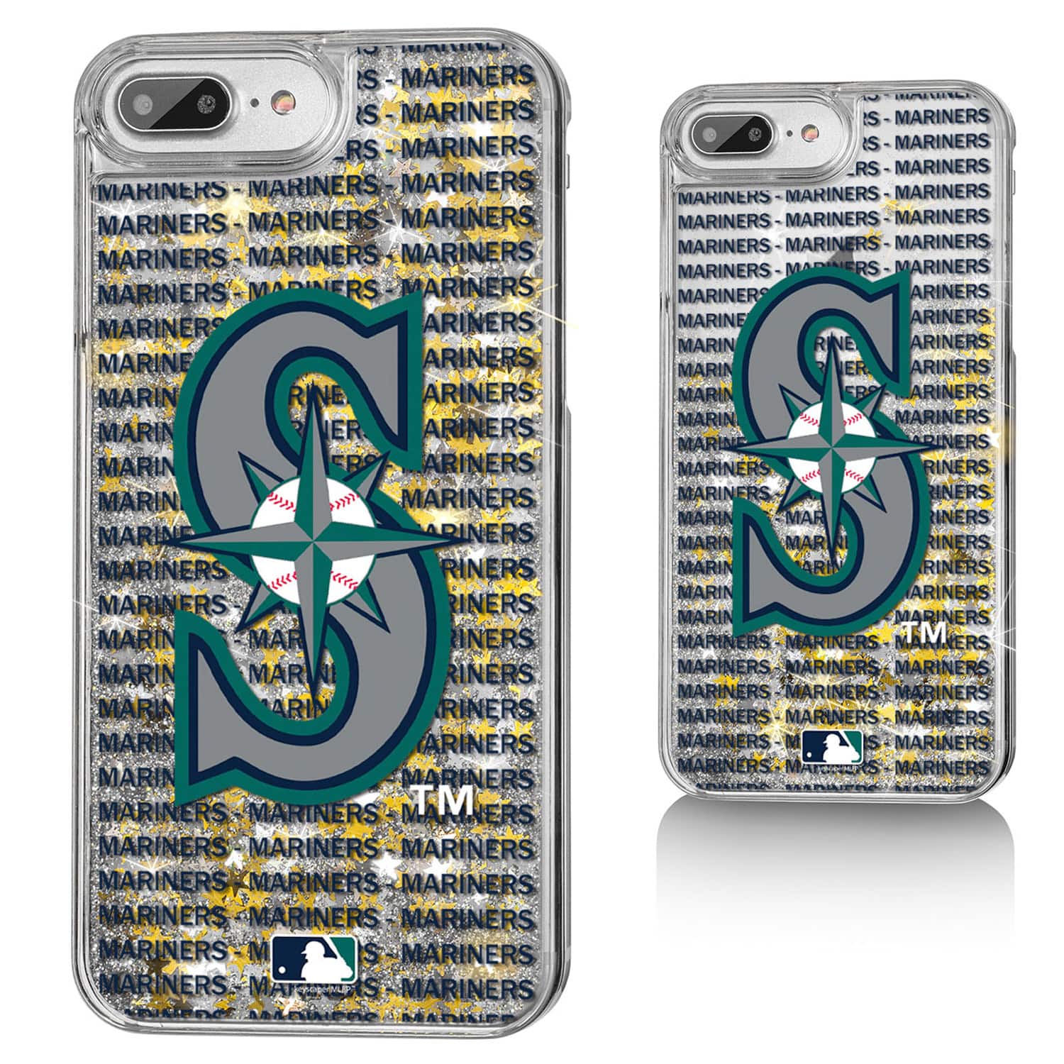 Keyscaper - Seattle Mariners iPhone Text Backdrop Design Case - 14 Pro Max - Multicolor