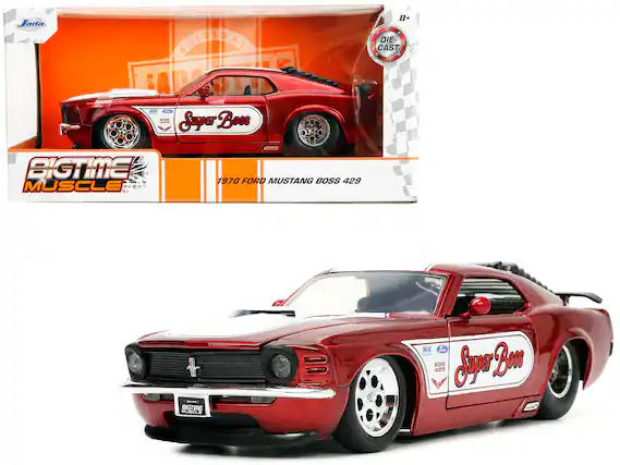 Jada
ORIGINAL
Super Boss
1970 FORD MUSTANG BOSS 429
BIGTIME MUSCLE
DIE-CAST
8+