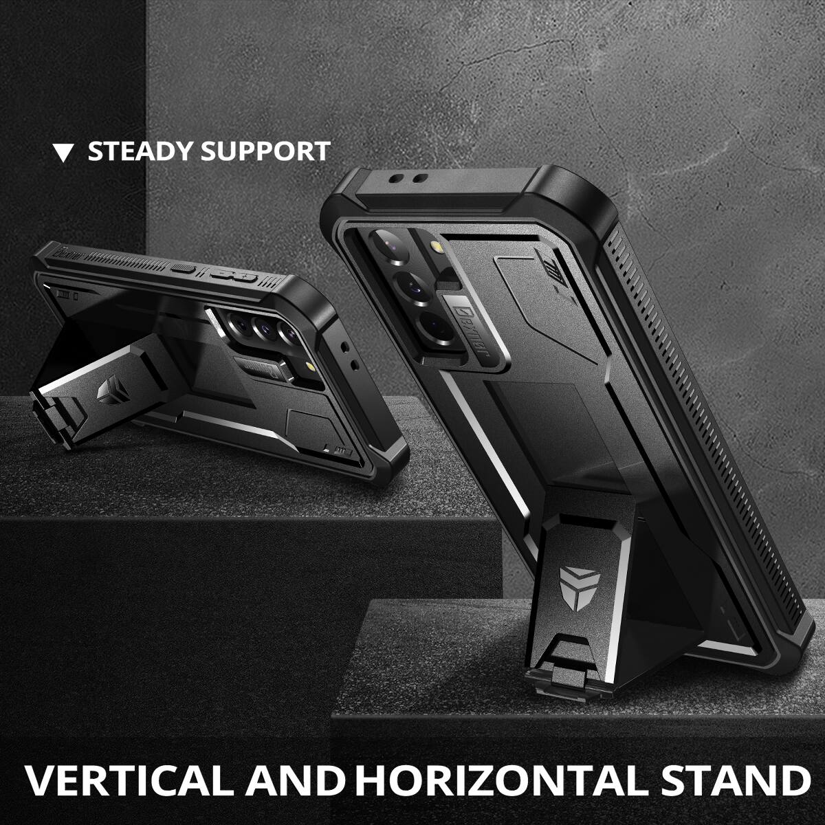 STEADY SUPPORT  
VERTICAL AND HORIZONTAL STAND