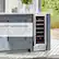 Left. Whynter - 18-Bottle Wine Refrigerator - Black/Stainless-Steel.