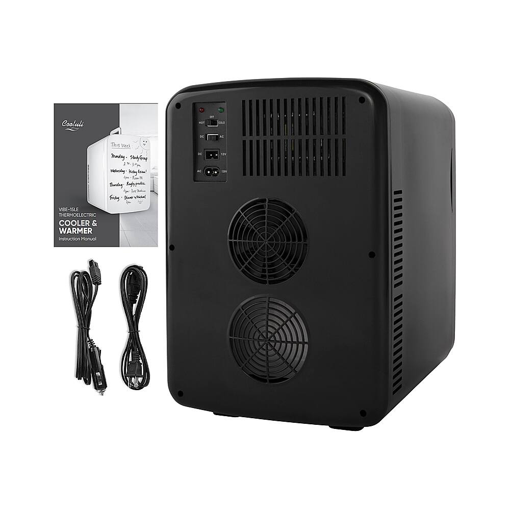 Alt View 15. Cooluli - Vibe 0.5 Cu. Ft. Mini Fridge - Black.