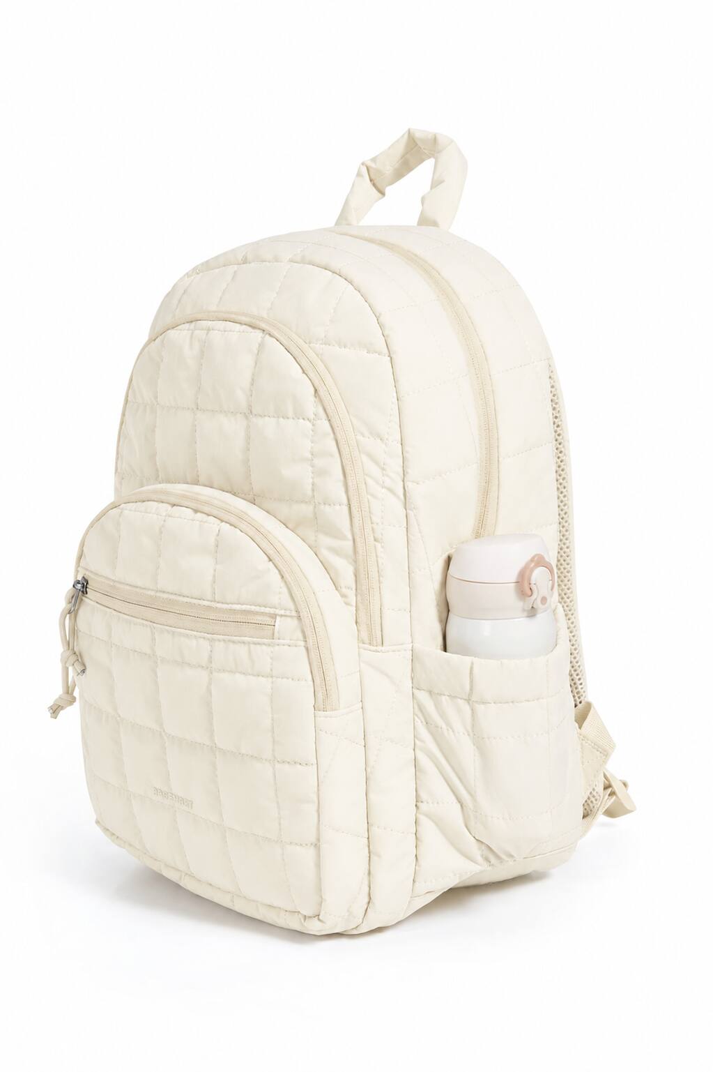 Left. Bagsmart - College Backpack, Lightweight Bookbag with 15.6 inch Laptop Compartment, Fashion Daypack for Casual Work Commuter - White.