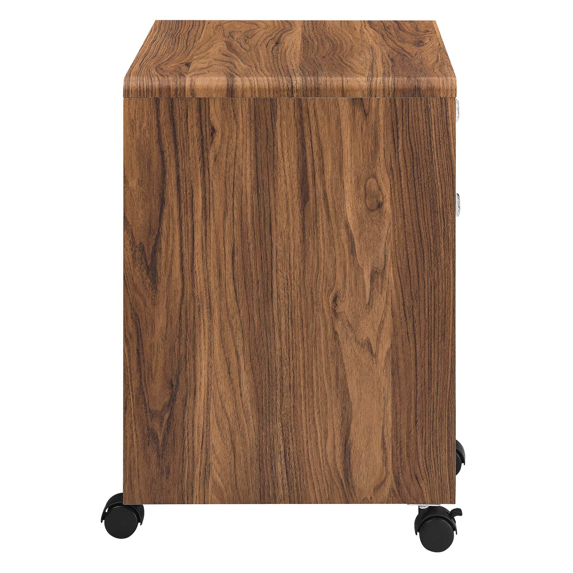 Alt View 1. Modway - Transmit Wood File Cabinet by Modway - Walnut White.