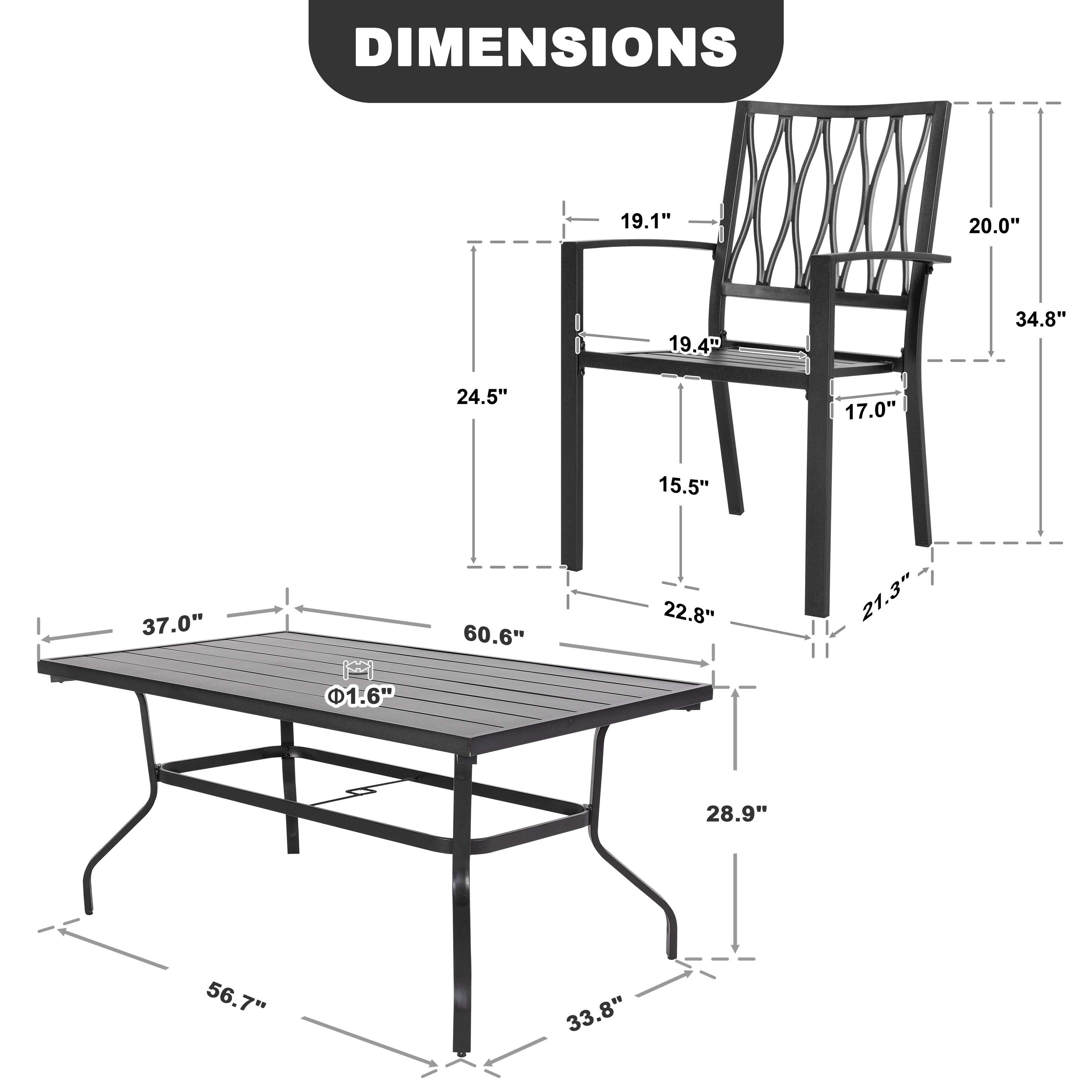 DIMENSIONS

19.1" 20.0" 19.4" 34.8" 24.5" 17.0" 15.5" 37.0" 60.6" 22.8" 21.3" 1.6" 28.9" 56.7" 33.8"