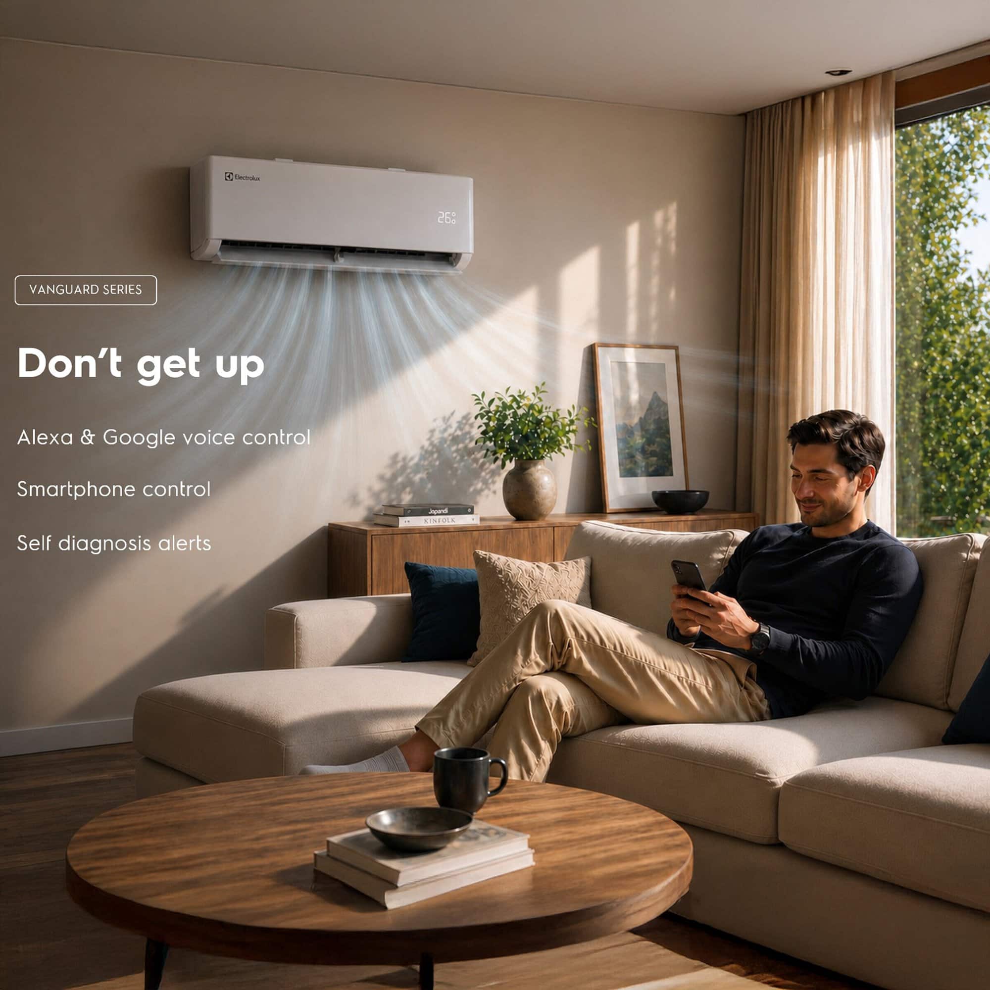 Electrolux - Vanguard 450 Sq Ft 9000 BTU Smart Ductless Mini