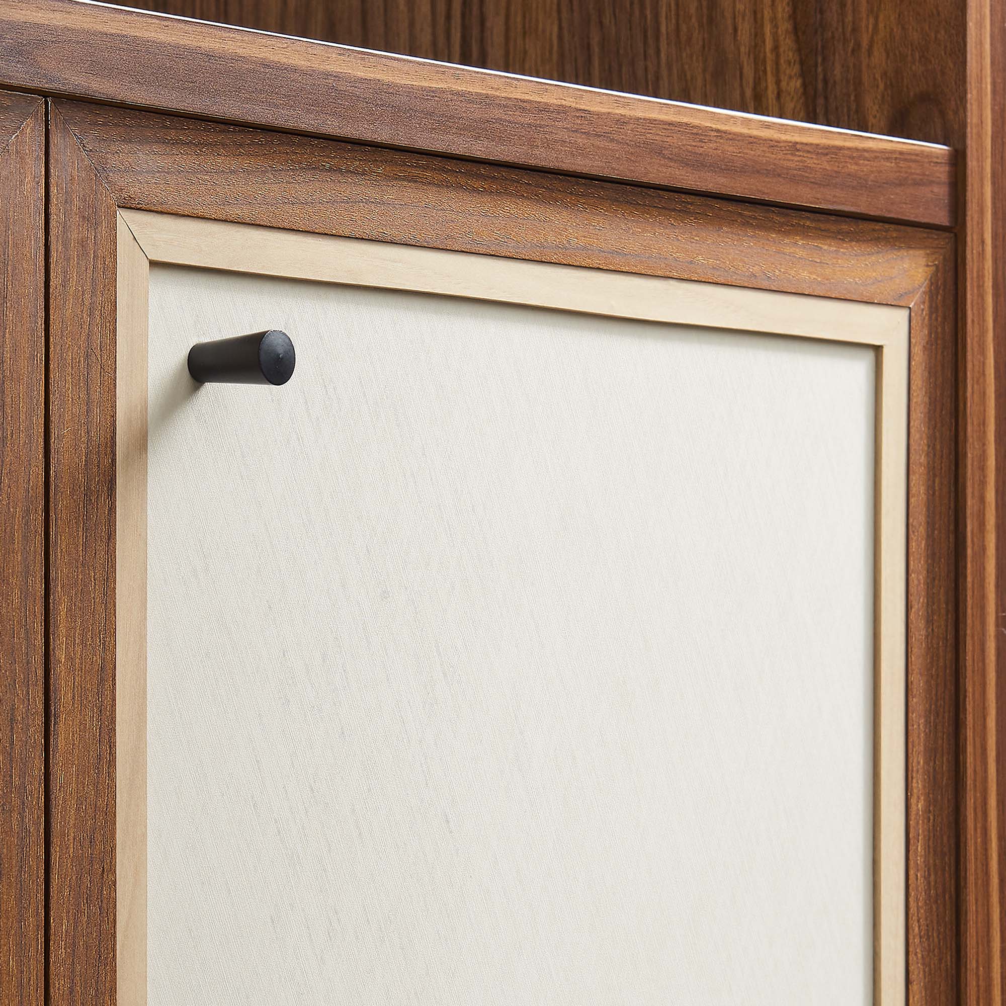 Alt View 2. Modway - Capri 4-Shelf Wood Grain Bookcase by Modway - Walnut.