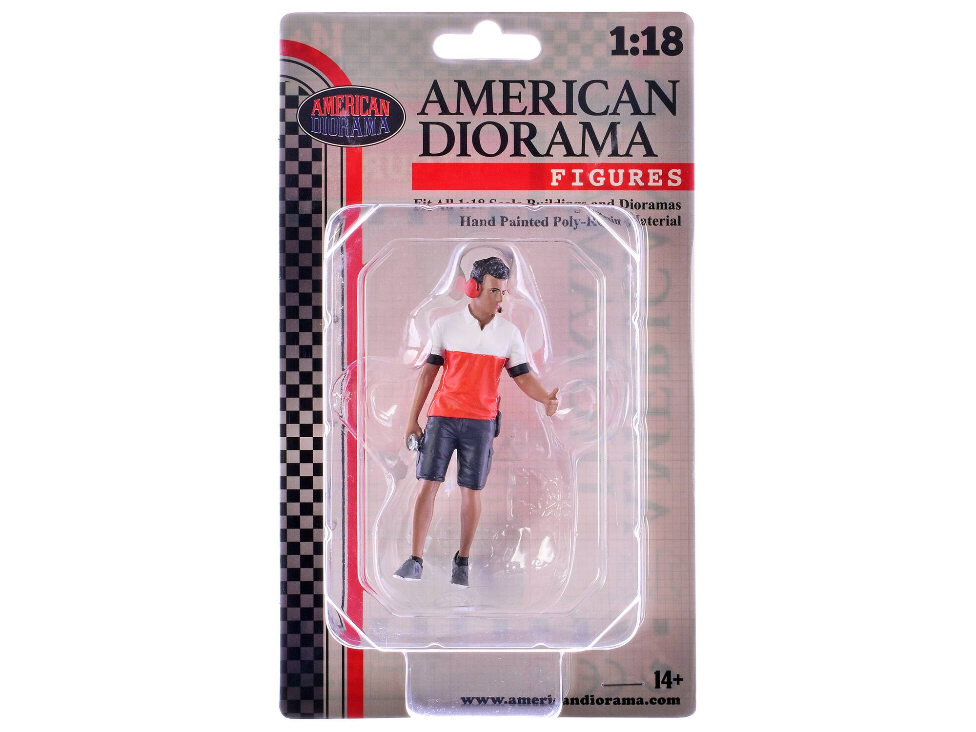 1:18 AMERICAN DIORAMA FIGURES  
Hand Painted Poly-Katerial  
VINYL  
14+  
www.ameridiorama.com