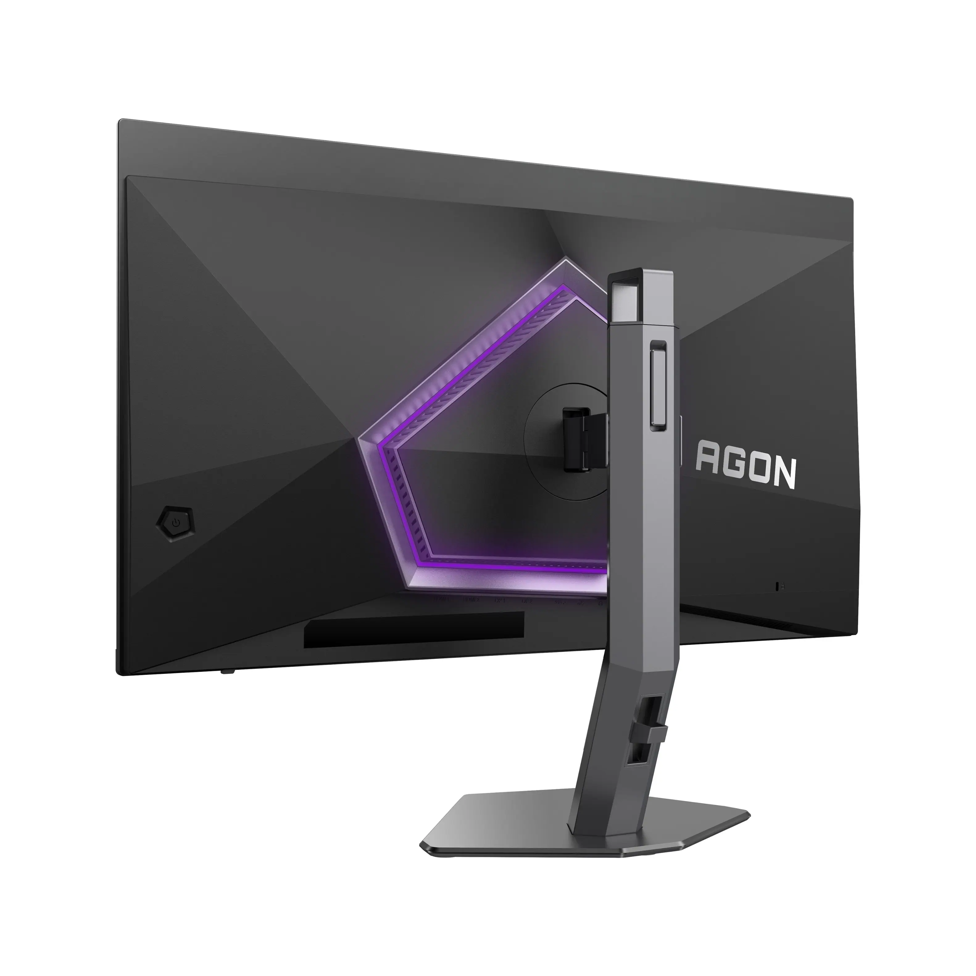 Alt View 1. AOC - 27" QD OLED 240Hz 0.03ms Gaming Monitor - Black/Purple.