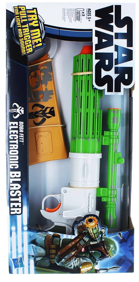 Hasbro Star Wars Boba Fett Electronic Costume Prop Blaster Green