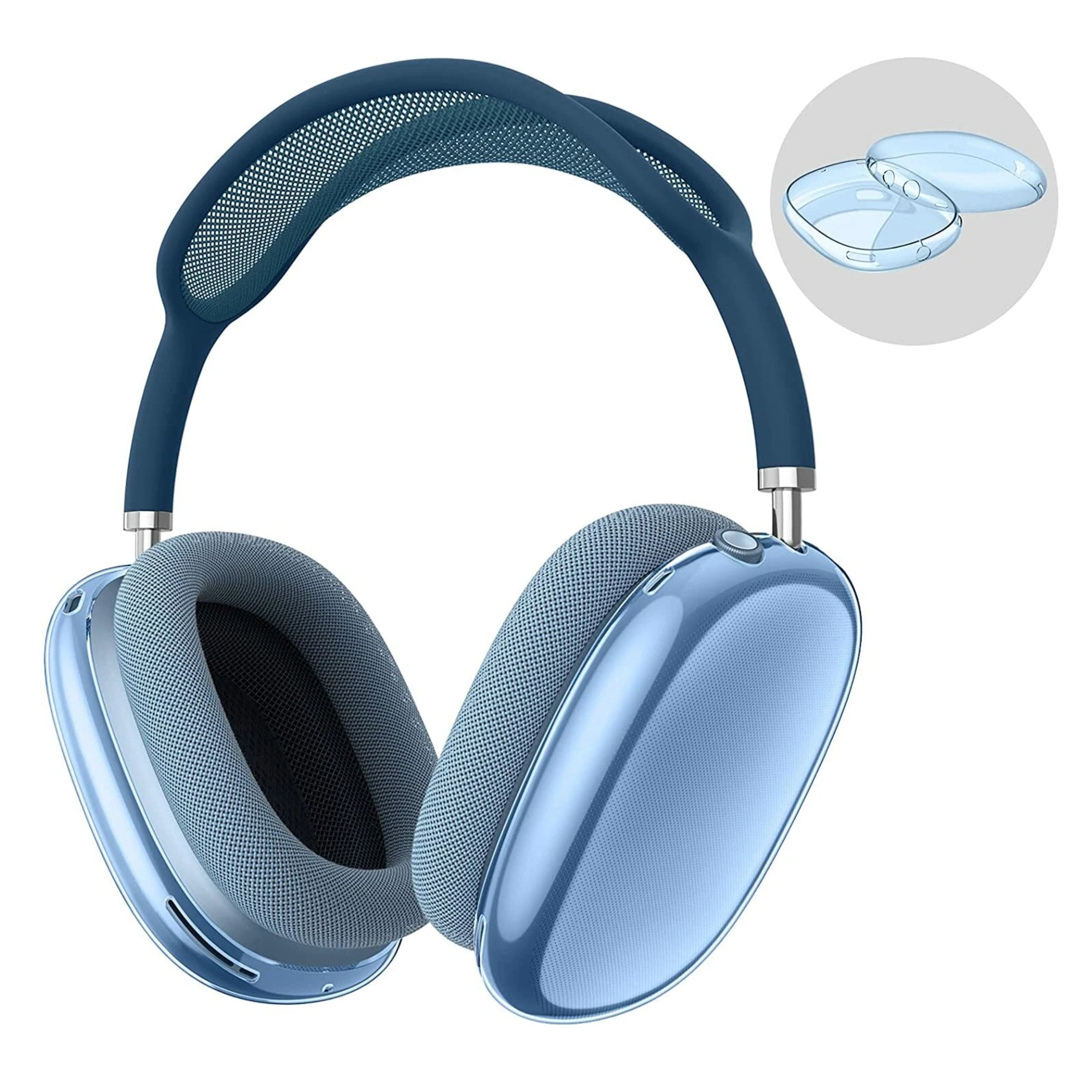 Kitcheniva - Soft TPU Clear Protective Case For AirPods Max Headphones - Clear Blue price history on PriceWatchPro