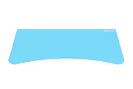 Arozzi - Full-Surface, Interchangeable, Water-Resistant, and Washable Mouse Pad with Stitched Edges - D004 ( - Blue