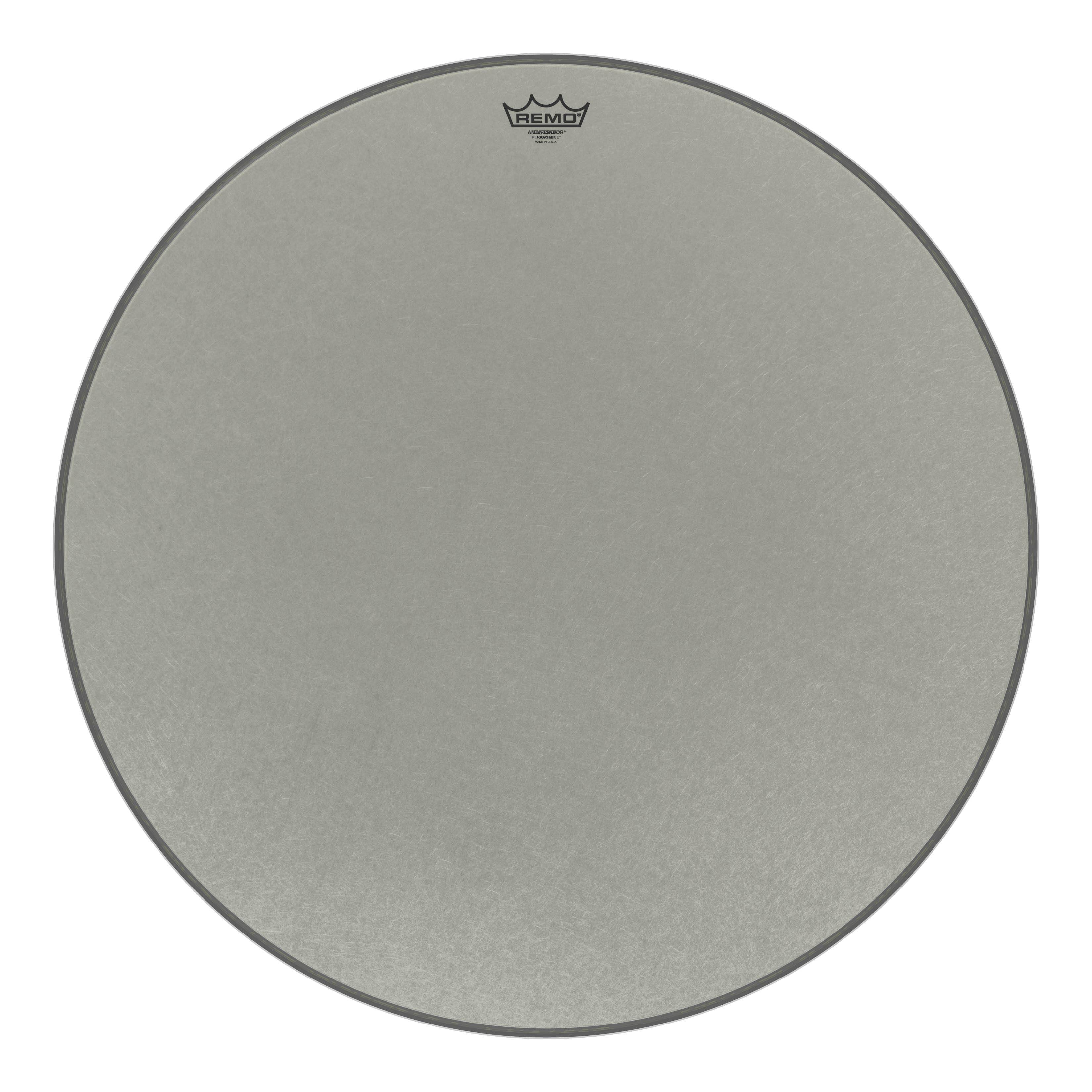 Front. Remo - Emperor Renaissance 28-Inch Drumhead with Warm Dark Tone and Added Durability.