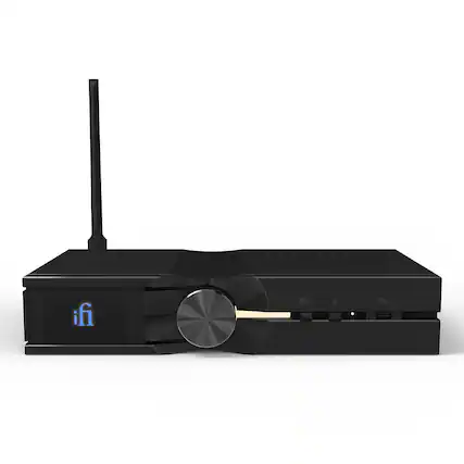 Front. iFi Audio - iFi Audio NEO Stream 3 Network Audio Streamer with Integrated DAC - Black.